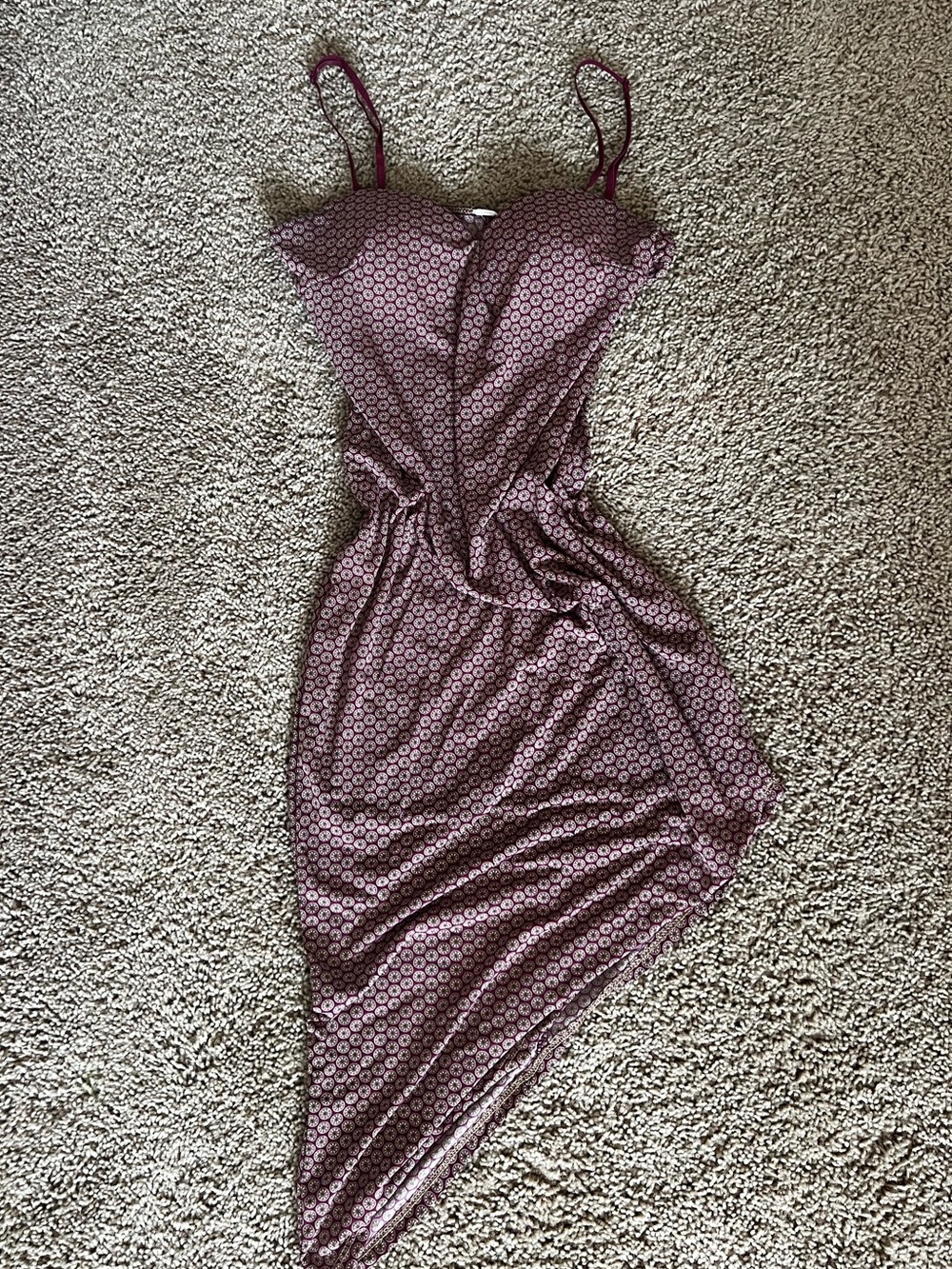 Burgundy Bodycon Dress